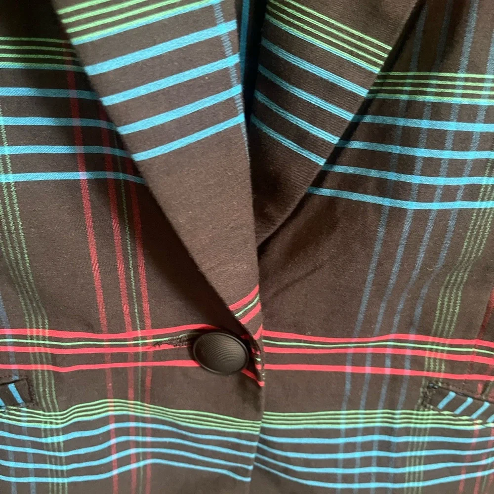 Cabi Plaid Women's Blazer - Picture 7 of 12